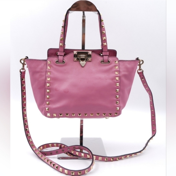 💗Authentic Valentino Garavani Vitello Rockstud - Picture 1 of 15